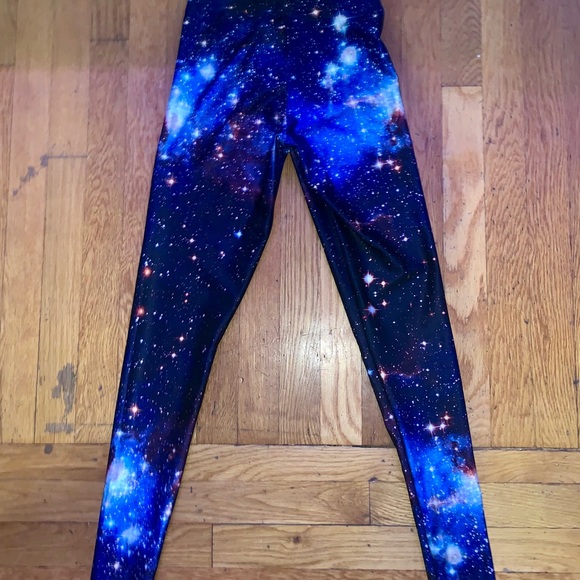 Blackmilk Blue Galaxy Leggings - Picture 2 of 6
